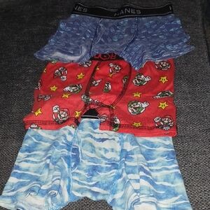 Hanes Kids Boxer Briefs - Blue, Red, and Patterned